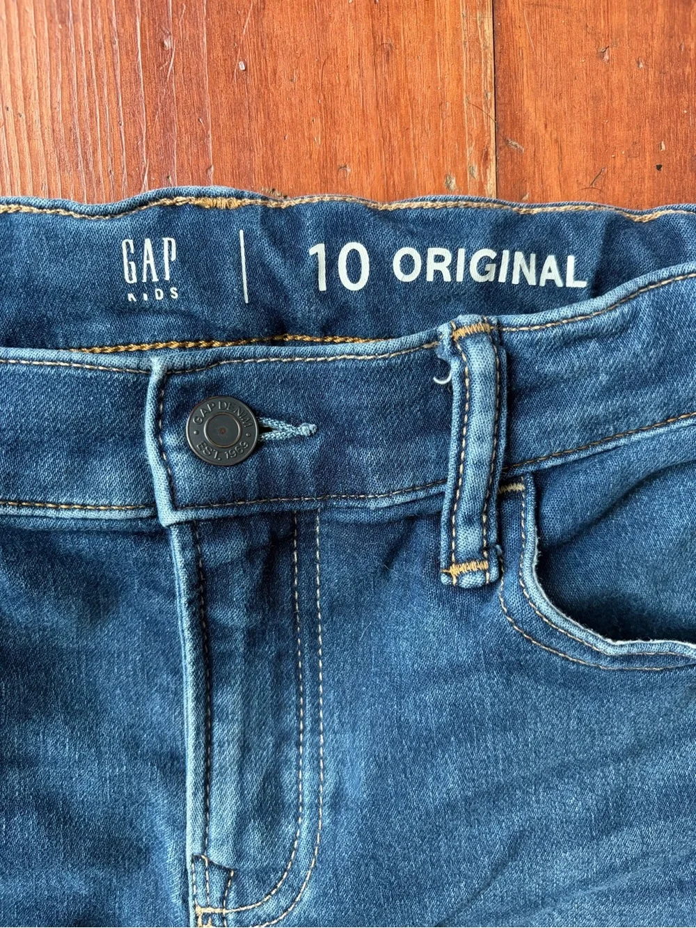 GAP Boy’s Indigo Straight-Leg Jeans